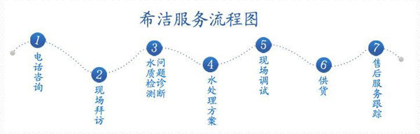 广东氨氮去除剂厂家-优发国际服务流程图